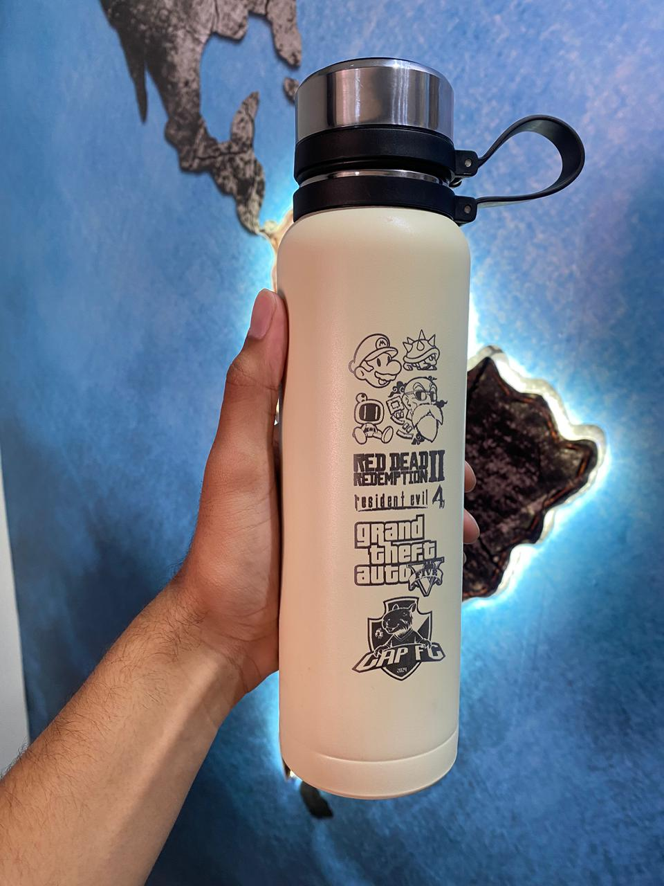 Gravacao a laser em garrafa