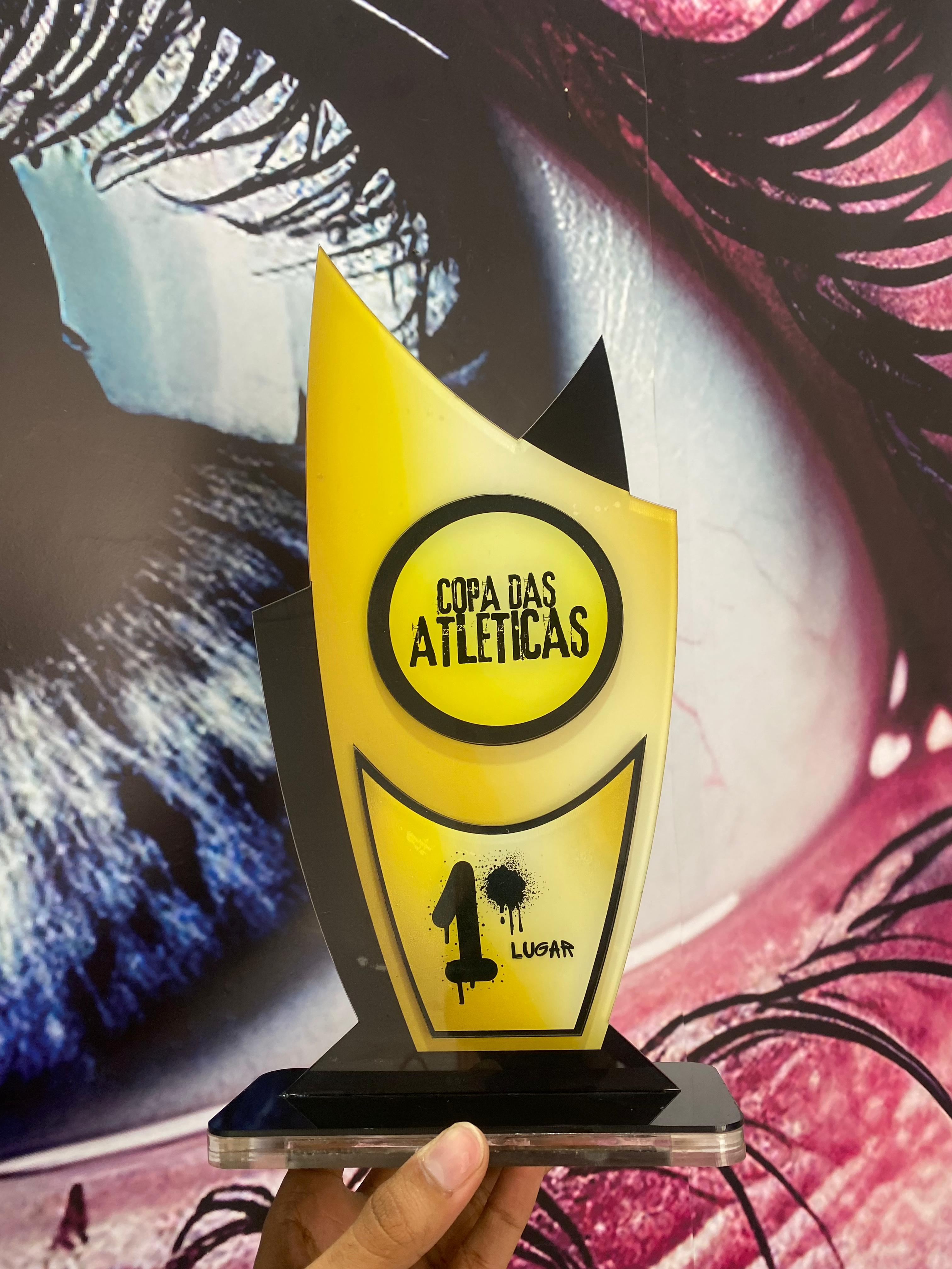 Troféu personalizado Copa das Atléticas