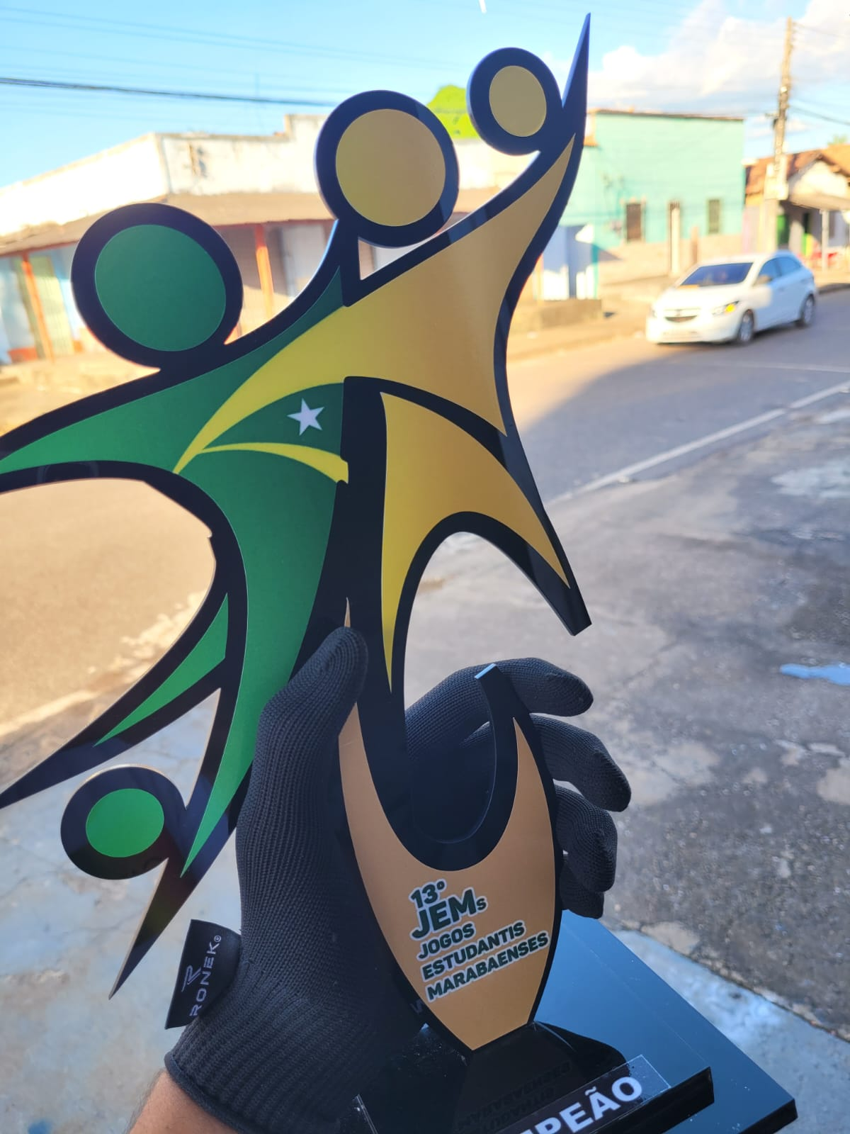 Troféu personalizado JEMS